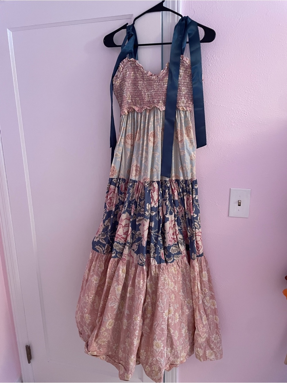 Bohemian Tiered Floral Maxi Dress - Picture 2 of 2
